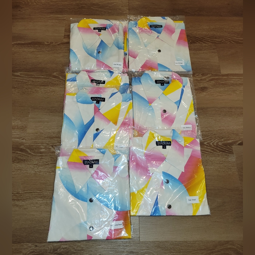 Stadium Goods Paraiso Camp Shirt "Erin D. Garcia" Men's Casual Button Down Shirt - Picture 3 of 3